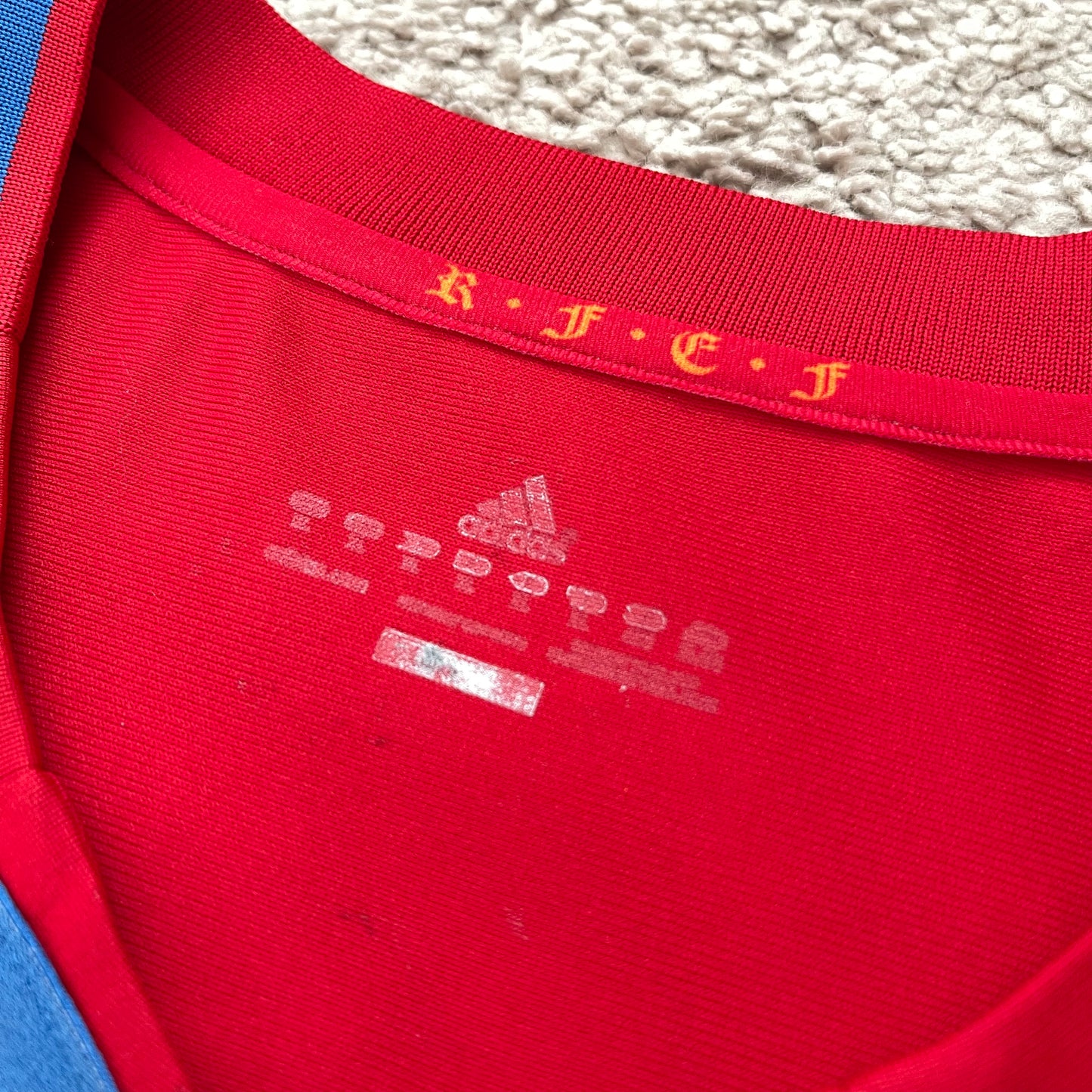 Spain 2010 World Cup home x Carles Puyol #5 (XL)