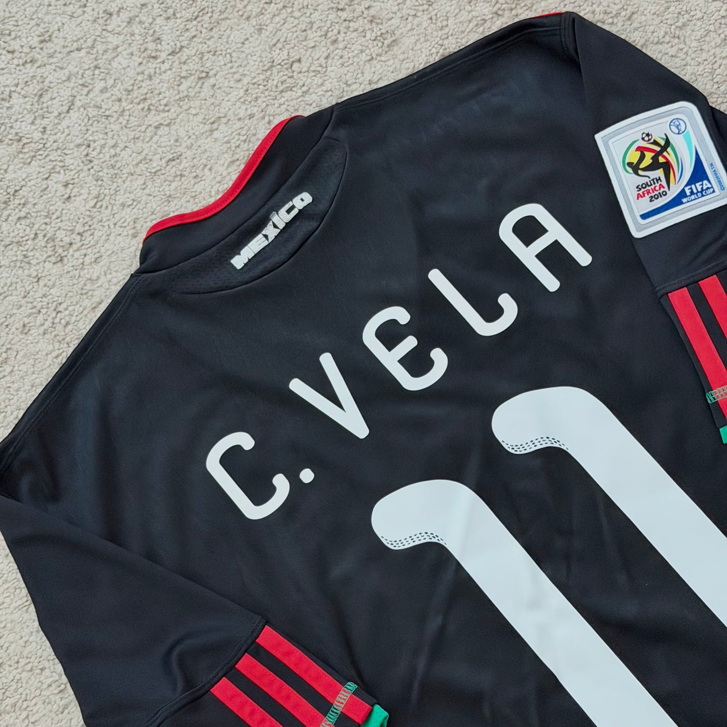 Mexico 2010 World Cup away x Carlos Vela #11 (M)