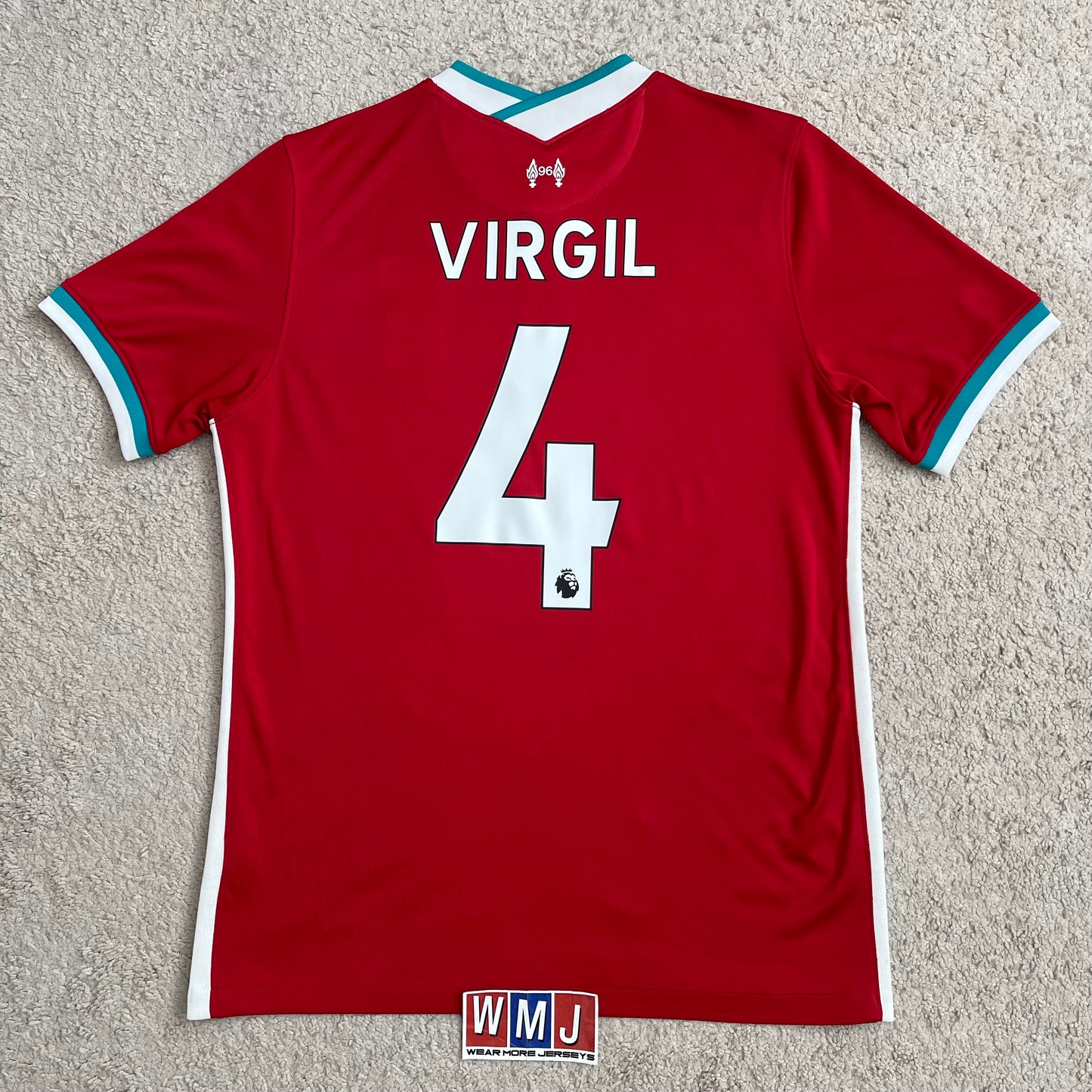 Liverpool 2020/21 home x Virgil Van Dijk #4 (M)