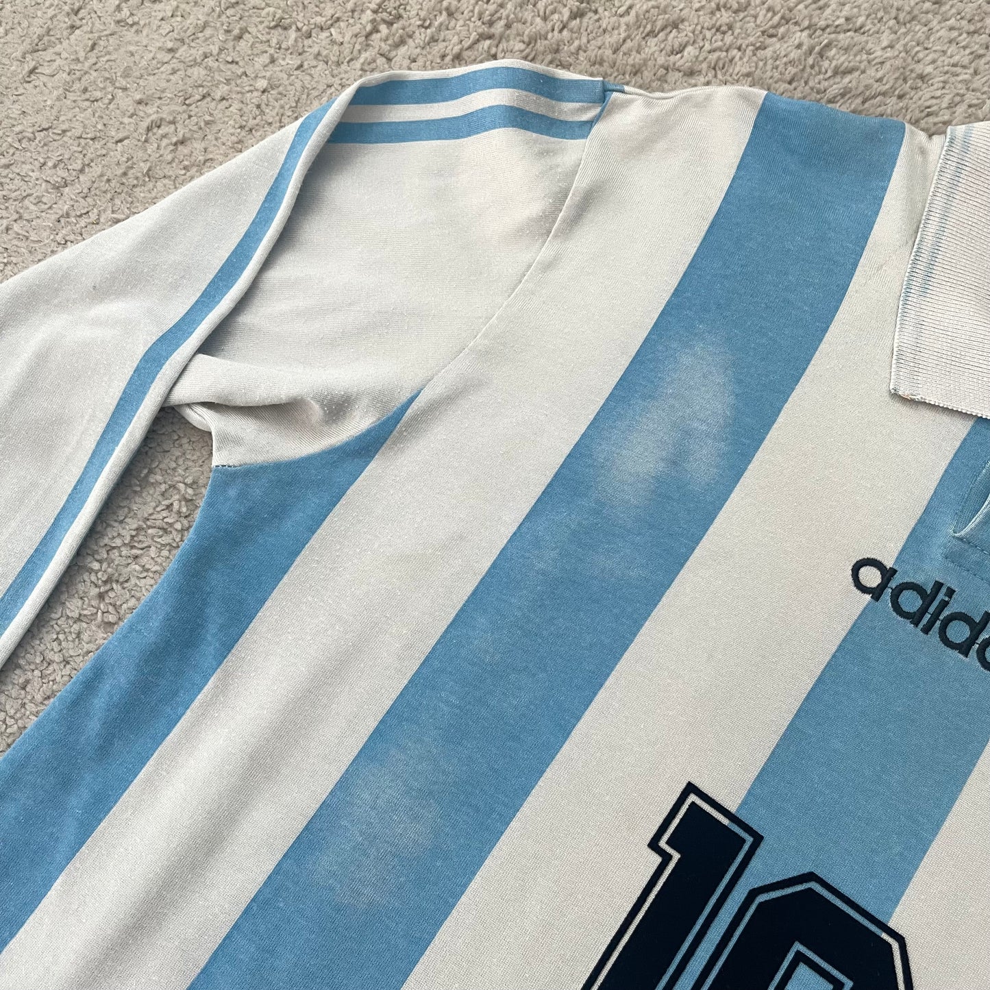 Argentina 1994 World Cup home LONG SLEEVES x Diego Armando Maradona #10 (L)