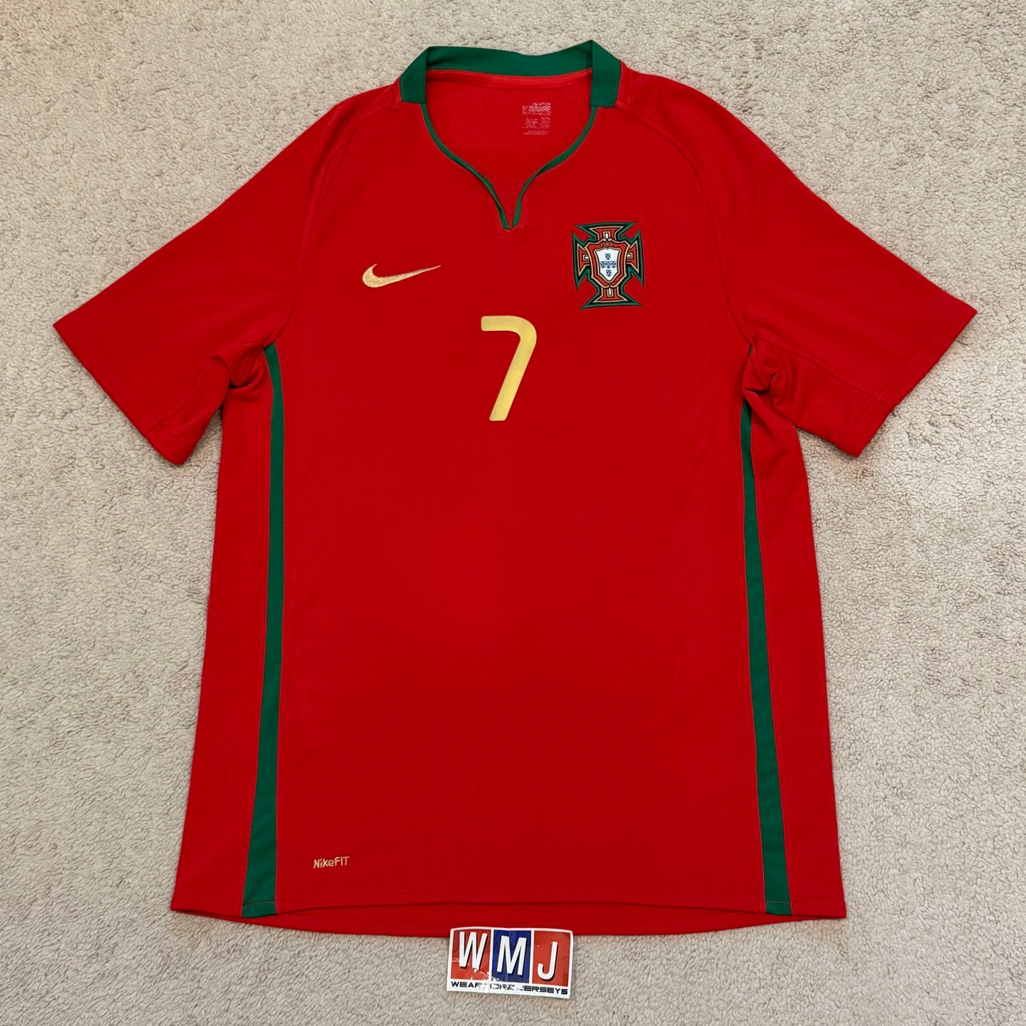 Portugal 2008 EURO home x Cristiano Ronaldo #7 (L)