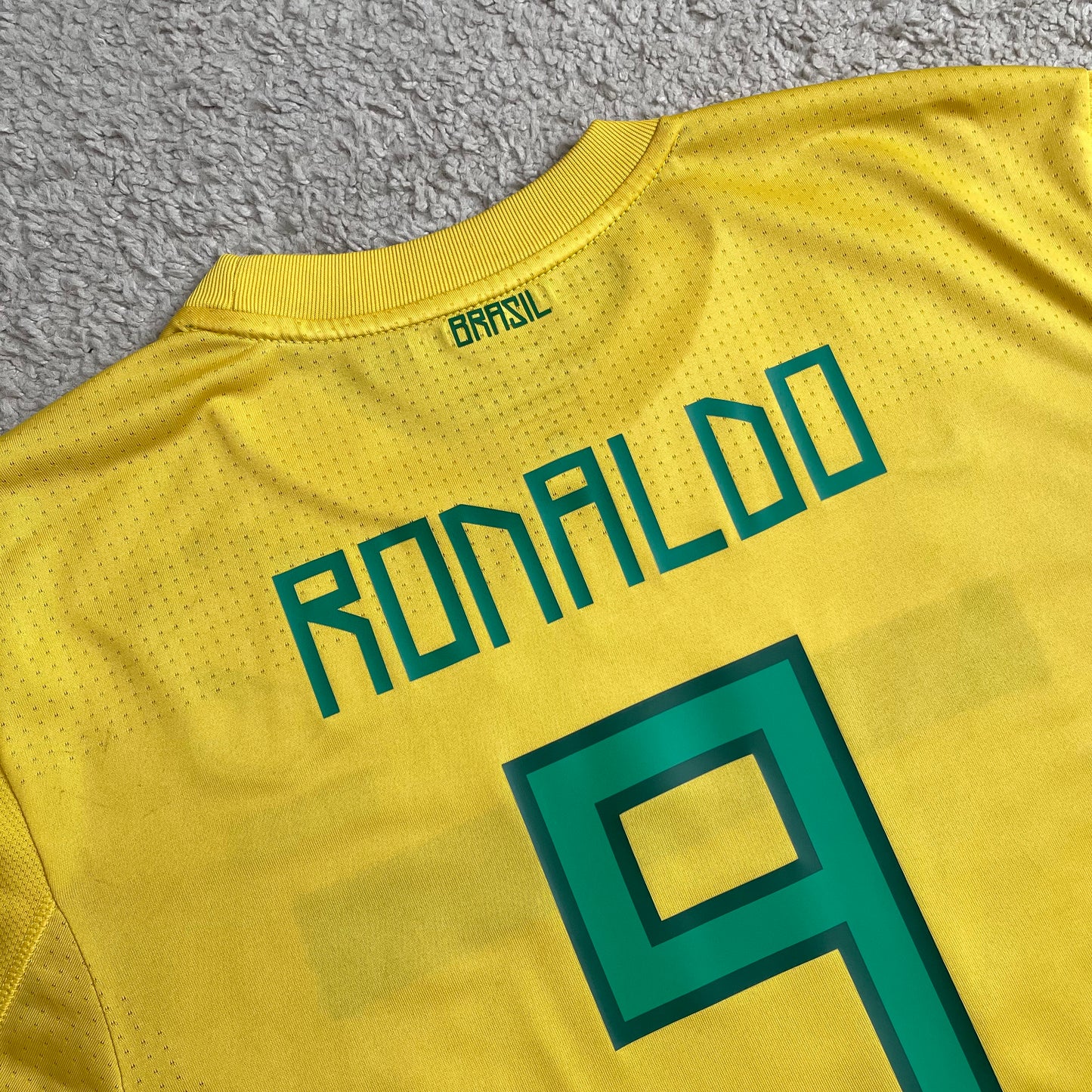 Brazil 2011 home x Ronaldo Nazario FAREWELL #9 (M)