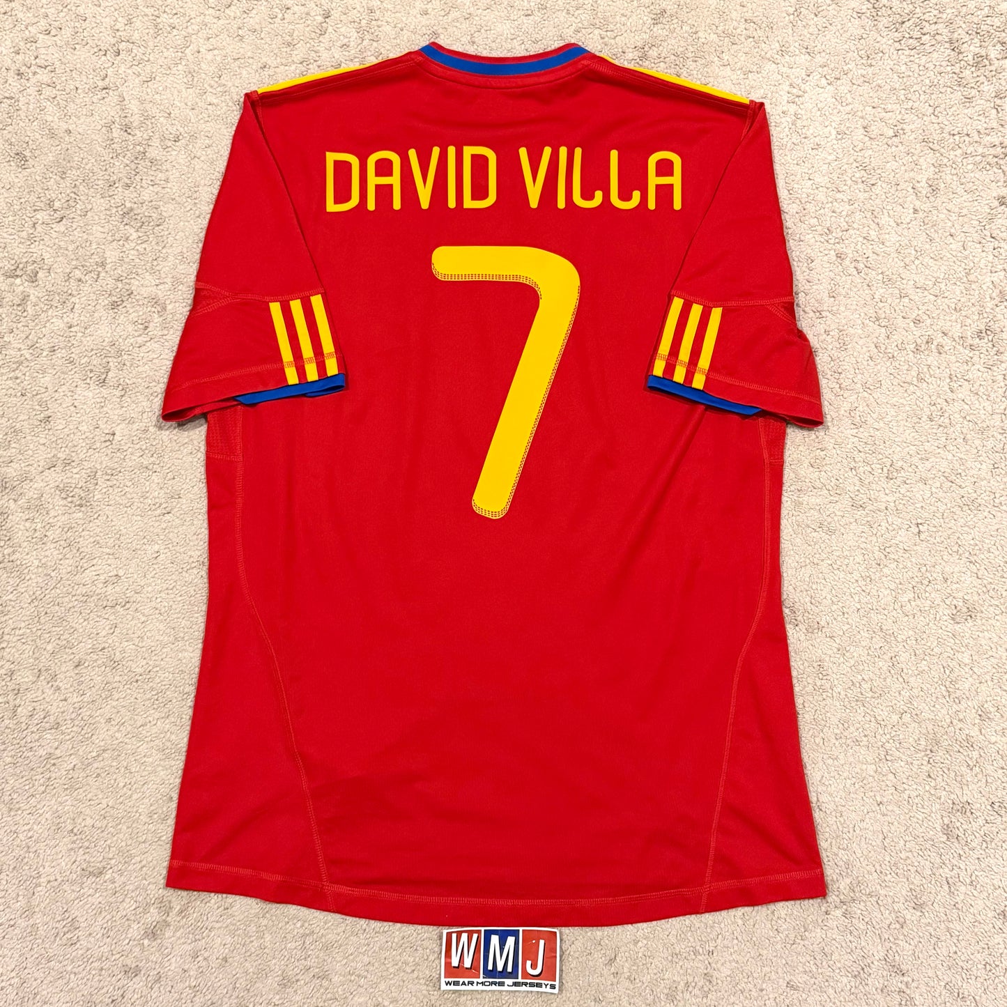Spain 2010 World Cup home x David Villa #7 (L)
