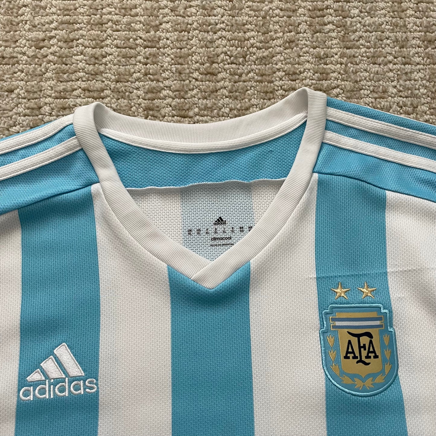 Argentina 2015 Copa America home x Messi #10 (XL)