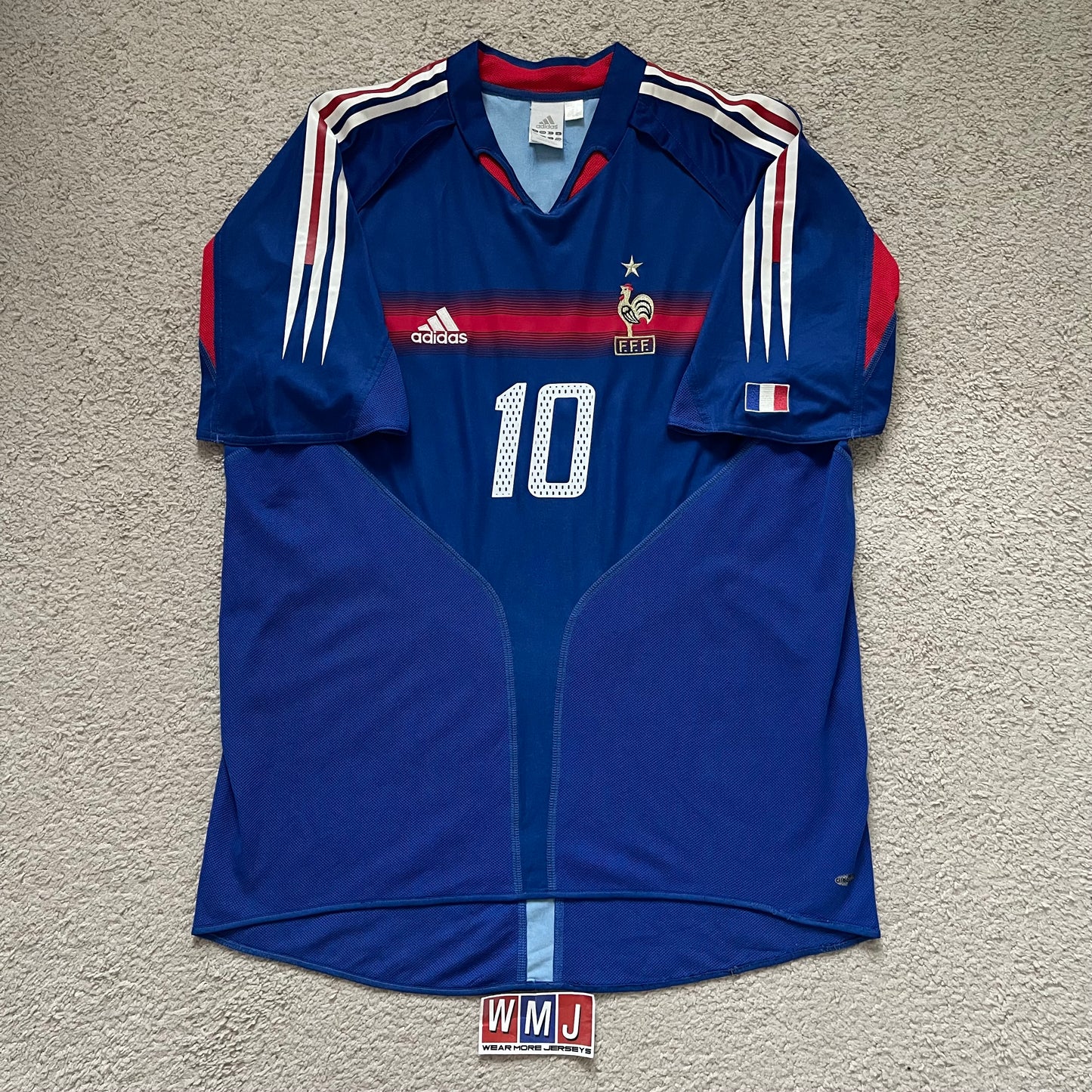 France 2004 EURO home x Zinedine Zidane #10 (XL)