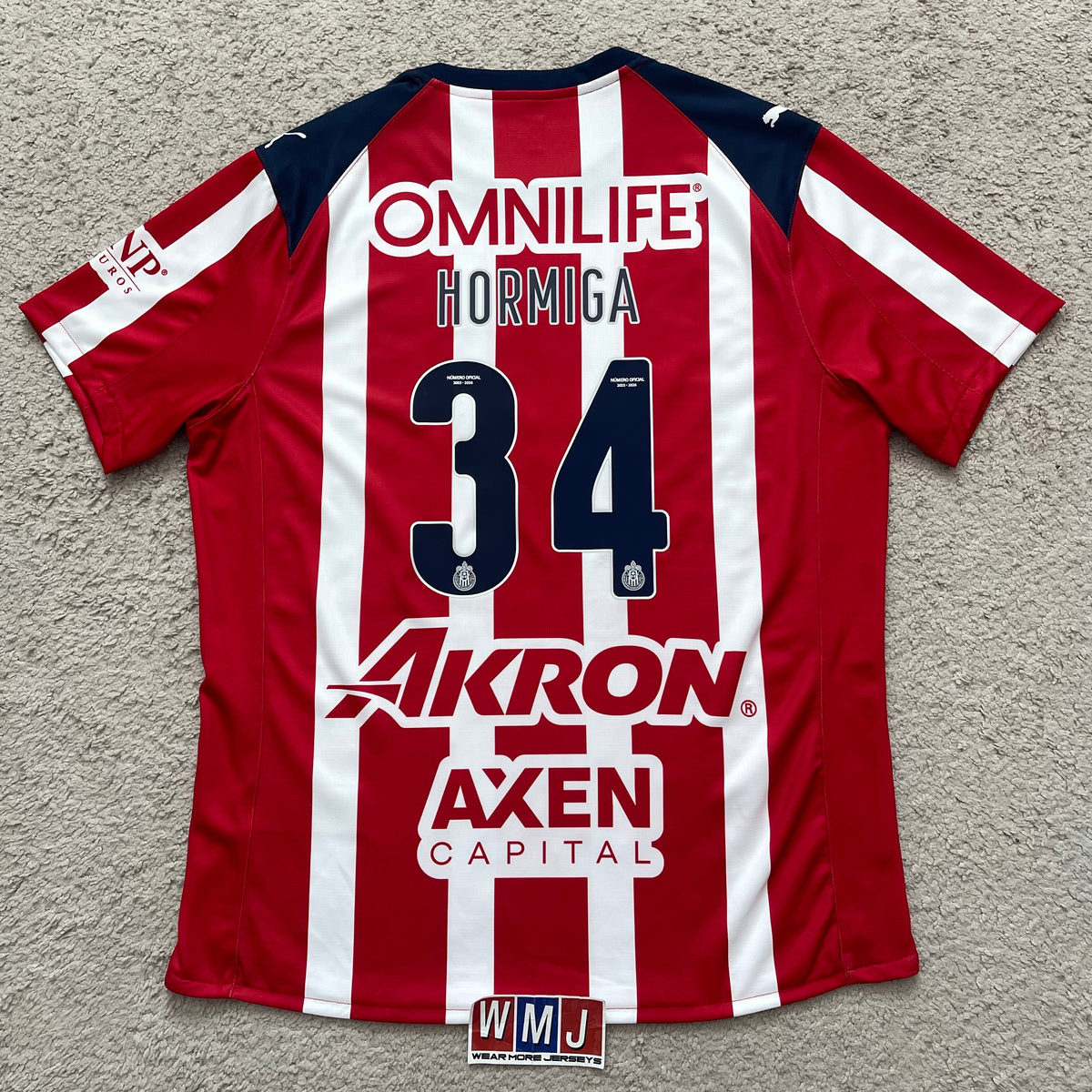 Chivas 2025/26 home x Armando 'Hormiga' González #34 (L) *BRAND NEW WITHOUT TAGS